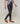 Legging en cuir stretch navy – Rodier, vue 2