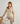 Pull oversize col roulé en cachemire 4 fils - Beige