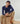 Pull homme col V en cachemire 2 fils bleu denim – Rodier, vue 2