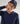 Pull homme col V en cachemire 2 fils bleu denim – Rodier, vue 3