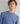 Pull homme col rond en cachemire 2 fils bleu – Rodier
