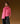 Pull col rond en cachemire - Orange Corail