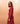 V-hals sweater - Vermillion Red