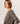 Merino uld V-hals sweater - Taupe Brown