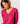 Merino uld V-hals sweater - Tonet Pink
