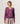Merino uld V-hals sweater - Violet Parme Clair
