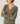 Merino uld V-hals sweater - Olive Green