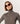 Merino uld rullekrave sweater - Taupe Brown