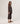 Oversized åben cardigan - Havana Brown