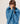 Gennembrudt cashmere cardigan - Blue Grey