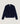 Gennembrudt cashmere cardigan - Marineblå