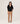 Fancy cashmere cardigan - Sort