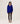 Oversized V-hals kashmir sweater - Ultramarine Blue