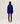 Oversized V-hals kashmir sweater - Ultramarine Blue
