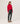 Cashmere rullekrave sweater - Rød