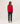 Cashmere rullekrave sweater - Rød