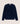 Cashmere sweater med tunesisk krave - Midnight Blue