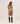 Cashmere sweater med rund hals - Camel Brown