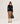 Cashmere sweater med tunesisk krave - Sort