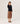 Cashmere sweater med tunesisk krave - Sort