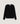 Cashmere sweater med tunesisk krave - Sort