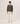 Merino uld V-hals sweater - Bark Brown