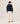 Merino uld V-hals sweater - Midnight Blue