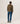 Merino uld poloshirt - Bark Brown