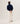 Cashmere rullekravetrøje - Midnight Blue
