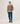 Cashmere V-hals pullover - Marl taupe