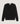2-lags kashmir sweater med V-hals - Sort