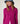 Silk turtleneck twin-set - Fuchsia