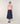 Kort cardigan i merinould - Pearl Pink