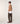 Merinouldsweater med rund hals - Camel Brown