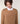 Merinouldsweater med rund hals - Camel Brown