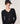 Merino uld V-hals sweater - Sort