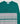 Stribet V-hals sweater i merinould - Duck Green