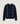 Jacquardtrøje med rund hals - Navy Blue