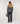 Gilet oversize grosse maille - Gris Chiné