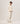 Merino uld V-hals sweater - Hvid Ecru