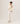 Merino uld V-hals sweater - Hvid Ecru