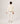 Merino uld V-hals sweater - Hvid Ecru