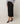 Straight midi-length skirt