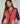 Trefarvet cardigan i merinould - Orange Corail