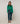 Merinouldsweater med rund hals - Emerald Green