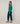 Merinouldsweater med rund hals - Emerald Green