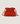 Charly bucket bag in lambskin leather - Orange Corail