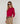 Silk round neck twin set - Framboise