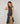 Silk round neck twin set - Dark Gray