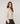 Gilet court épaulé - Beige Chiné